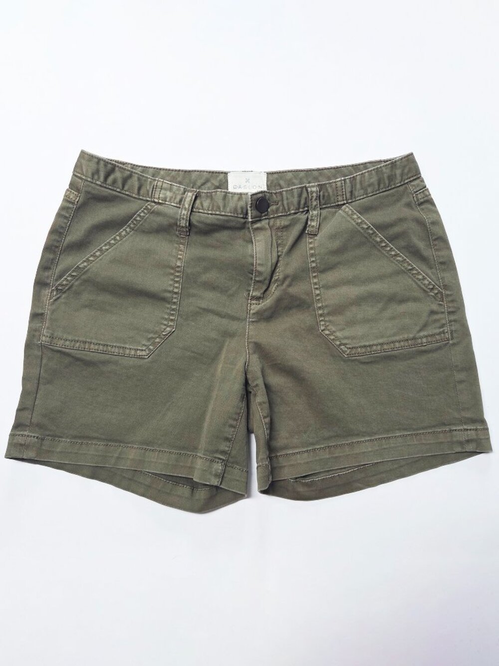 Caslon  |  Olive Green Utility Chino Shorts